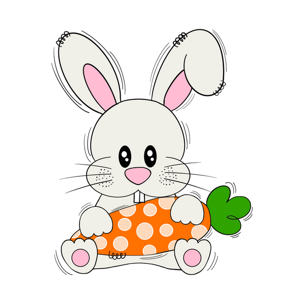 Bunny Rabbit with Carrot