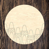 RLT Yay You're Here Crayon Round