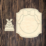 RLY Baby Book Bunny Plaque