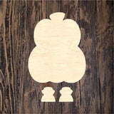 RLY Boo Stacked Pumpkin Ribbon Legs