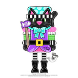 RLY Cat Nutcracker Ribbon Legs