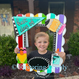 RLY First Last Day School Frame Vertical