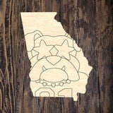 RLY Georgia State Bulldog Mascot