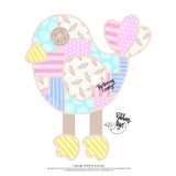 RLY Patchwork Bird Ribbon Legs