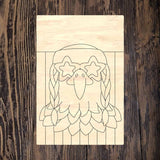 RLY Willie Patriotic Eagle Plaque