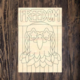 RLY Willie Patriotic Eagle Plaque