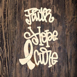 SSA Faith Hope Cure Pumpkins