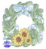 SSA Sunflower Wreath