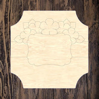 WHD Address Marker Floral Frame