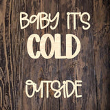 WHD Baby Its Cold Outside Snowy Day Frame