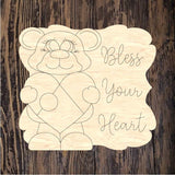 WHD Bless Your Quilted Heart Bear