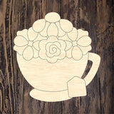 WHD Chinoiserie Floral Teacup