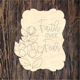 WHD Faith Over Fear Magnolia Frame