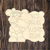 WHD Hey There Sugar Bear Ice Cream Frame