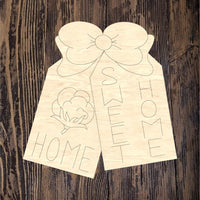 WHD Home Sweet Home Double Tag Cotton