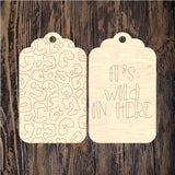 WHD Its Wild In Here Leopard Tags
