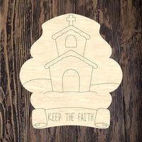 WHD Keep the Faith Chapel Banner Fancy Frame