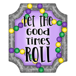 WHD Let the Good Times Roll Mardi Gras Bead Frame