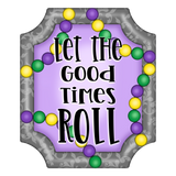 WHD Let the Good Times Roll Mardi Gras Bead Frame