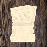 WHD Library Card Book Stack