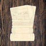 WHD Library Card Book Stack