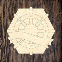 WHD Nautical Wheel Banner