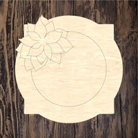 WHD Poinsettia Monogram Quaterfoil