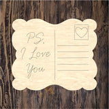 WHD PS I Love You Postcard