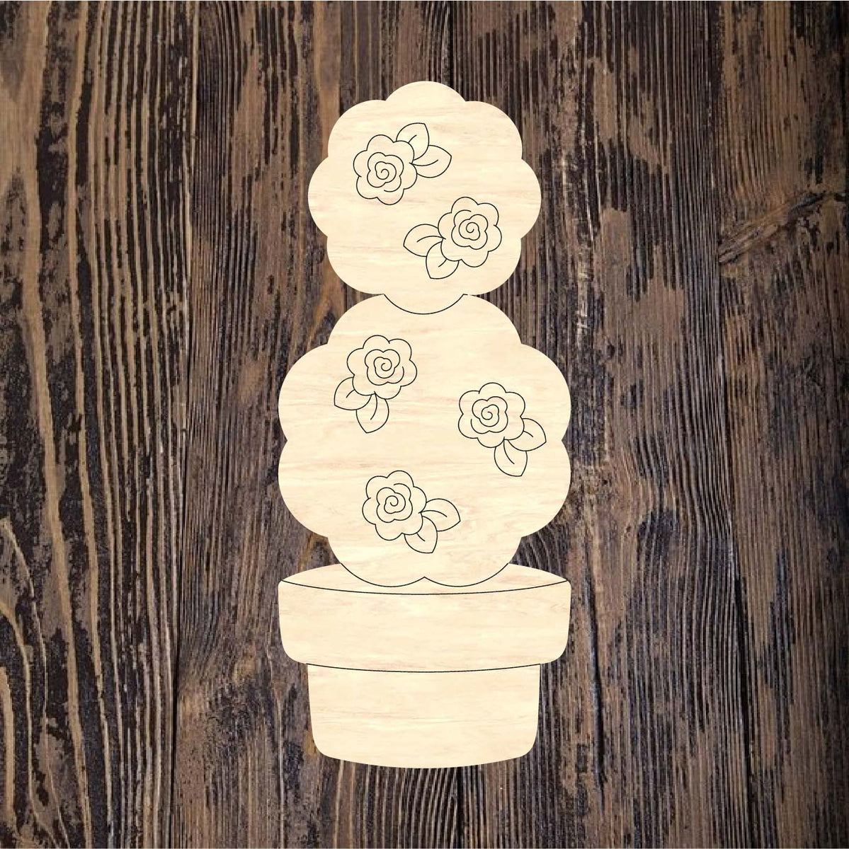 WHD Spring Flowers Double Topiary Floral Pot – Home Creations Milling ...