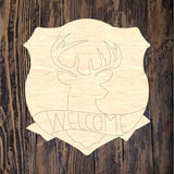 WHD Welcome Deer Mount Banner