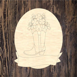 WHD Welcome Floral Boot Round
