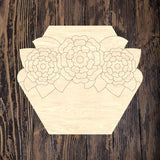 WHD Welcome Floral Hexagon Planter