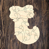 WLD Christmas Light Stocking