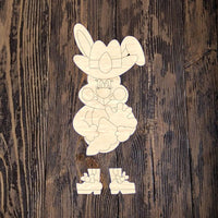 WLD Cowboy Bunny Ribbon Legs