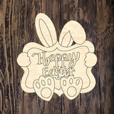 WLD Happy Easter Bunny Plaque