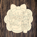 WLD Howdy Yall Plaque