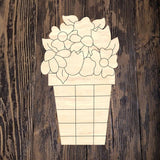 WLD Patchwork Flower Vase