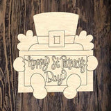 WLD St Patrick Leprechaun Plaque