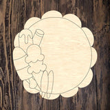 WLD Sweet Summer Time Scallop Plaque