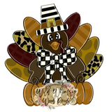 WLD Turkey With Pumpkins