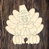 WLD Turkey With Pumpkins