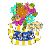 WLD Welcome Floral Pitcher