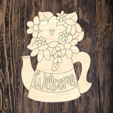 WLD Welcome Floral Pitcher