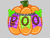 WWW Boo Banner Pumpkin