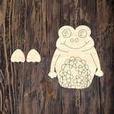 WWW Floral Frog Ribbon Legs