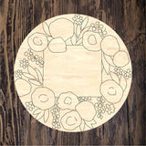 WWW Floral Home Sweet Home Round