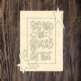 WWW God Shed His Grace Plaque