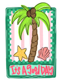 WWW Good Day Palm Tree Plaque