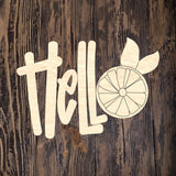 WWW Hello Citrus Plaque