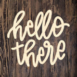 WWW Hello There Floral Round